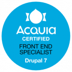 Acquia Certified Front End Specialist Drupal 7 Badge