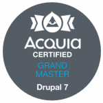 Acquia Certified Grand Master Drupal 7 Badge